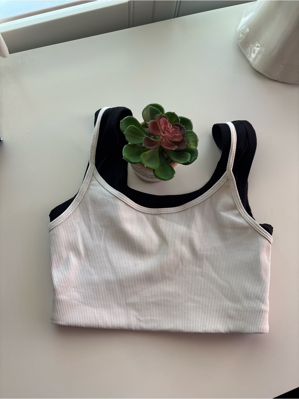 P.E Nation Layered Sports Bra/ Crop Top XS